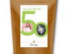 Trinkdeins Vorlage zum Geburtstag 10 mit der Zahl 50, Kaffeeetiketten zum selber gestalten und drucken